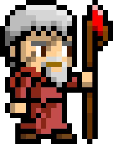 Merlin character from Days Bygone
